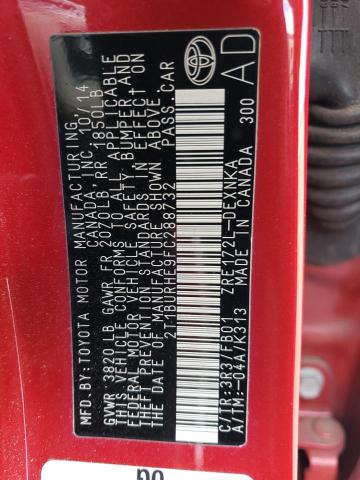 Photo 10 from auction – 2015 TOYOTA COROLLA L with VIN 2T1BURHE9FC288732
