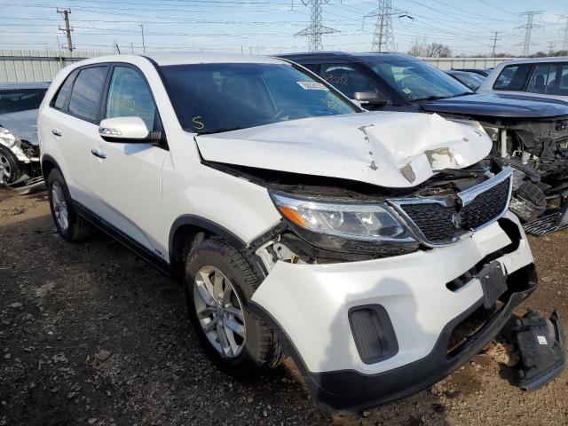 KIA SORENTO LX 2015 with VIN 5XYKTCA61FG649247 - Photo from auction
