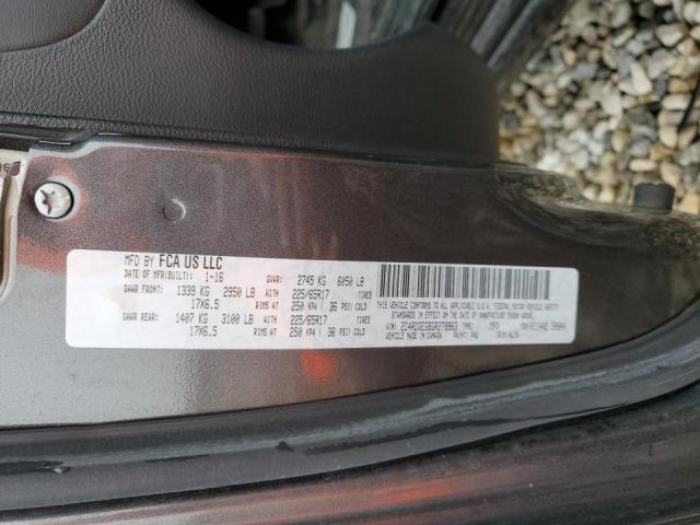 Photo 10 from auction – 2016 DODGE GRAND CARA with VIN 2C4RDGEG8GR278963