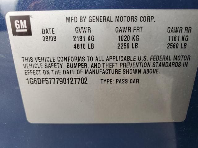 Photo 13 from auction – 2009 CADILLAC CTS with VIN 1G6DF577790127702