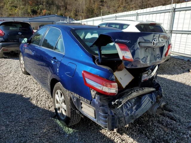 Photo 3 from auction – 2011 TOYOTA CAMRY BASE with VIN 4T1BF3EK3BU595209