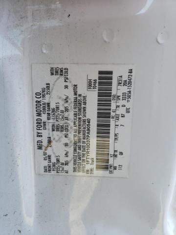 Photo 10 from auction – 2007 FORD RANGER with VIN 1FTYR10D37PA90540
