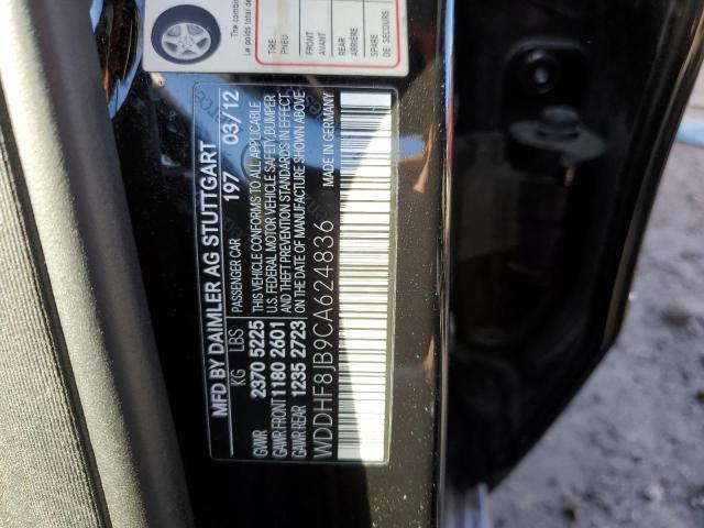 Photo 10 from auction – 2012 MERCEDES-BENZ E 350 4MAT with VIN WDDHF8JB9CA624836