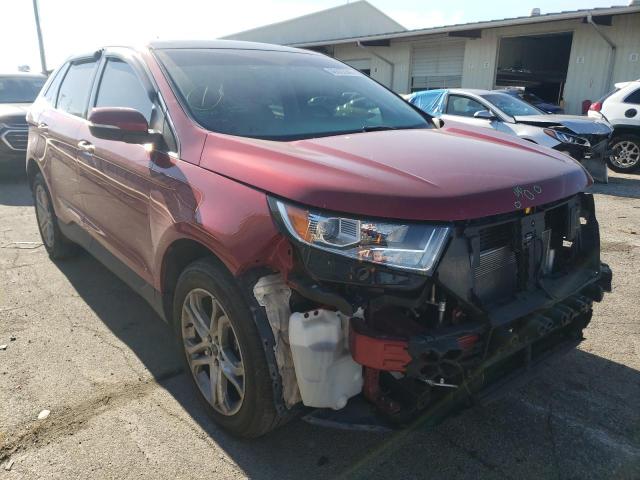 FORD EDGE TITAN 2016 with VIN 2FMPK4K89GBB15252 - Photo from auction