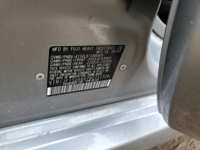 Photo 10 from auction – 2008 SUBARU FORESTER S with VIN JF1SG66678G711724
