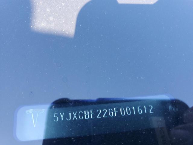 Photo 10 from auction – 2016 TESLA MODEL X with VIN 5YJXCBE22GF001612