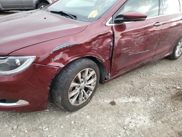 Photo 9 from auction – 2015 CHRYSLER 200 C with VIN 1C3CCCCB1FN575744
