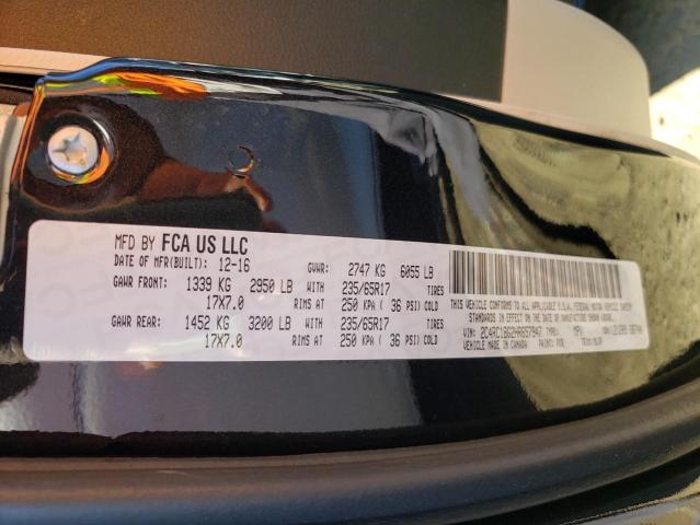 Photo 10 from auction – 2017 CHRYSLER PACIFICA T with VIN 2C4RC1BG2HR657947