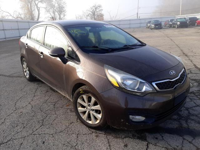 KIA RIO EX 2013 с VIN KNADN4A38D6116999 - Фото с аукциона