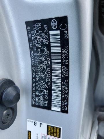Photo 10 from auction – 2015 TOYOTA PRIUS with VIN JTDKN3DU0F0463449
