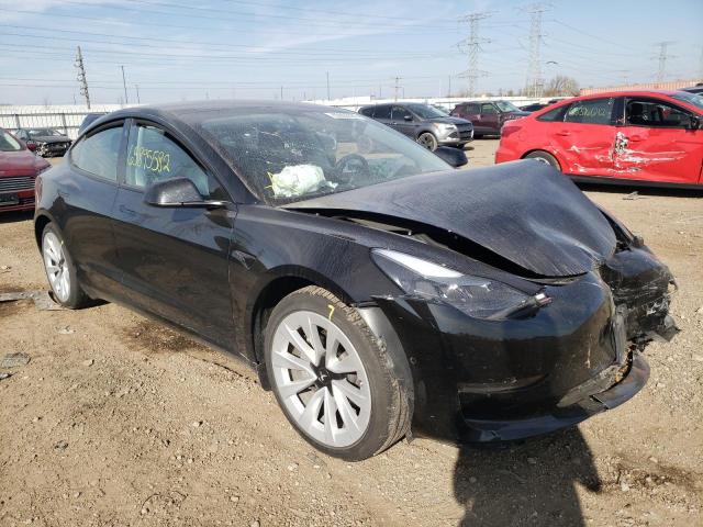 TESLA MODEL 3 2021 with VIN 5YJ3E1EA0MF908056 - Photo from auction