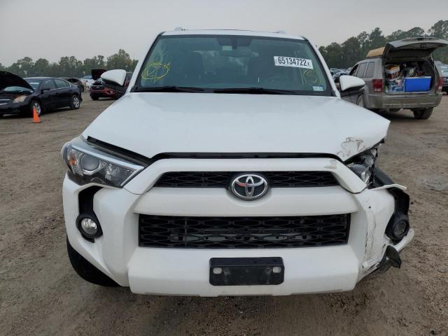 Photo 9 from auction – 2016 TOYOTA 4RUNNER SR with VIN JTEBU5JR8G5308405