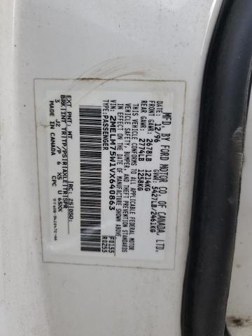 Photo 10 from auction – 1997 MERCURY GRAND MARQ with VIN 2MELM75W1VX640863