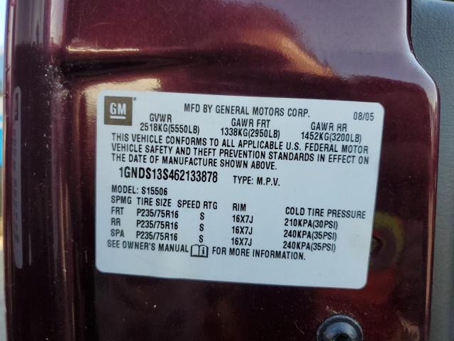 Photo 10 from auction – 2006 CHEVROLET TRAILBLAZE with VIN 1GNDS13S462133878