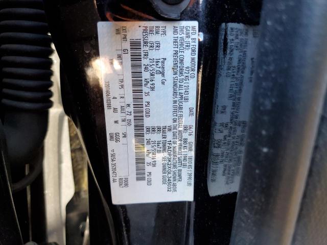 Photo 10 from auction – 2016 FORD FOCUS SE with VIN 1FADP3K2XGL345032