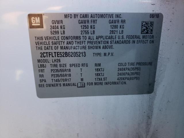 Photo 10 from auction – 2011 GMC TERRAIN SL with VIN 2CTFLTE52B6205213