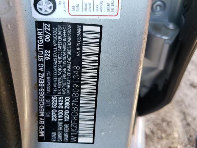 Photo 10 from auction – 2022 MERCEDES-BENZ E350 with VIN W1KZF8DB7NB091348