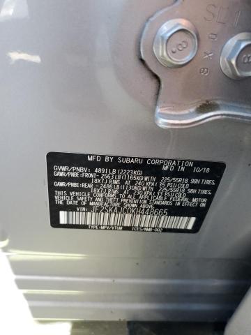 Photo 10 from auction – 2019 SUBARU FORESTER S with VIN JF2SKAJC0KH448665