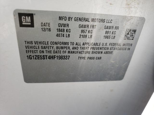 Photo 10 from auction – 2017 CHEVROLET MALIBU LT with VIN 1G1ZE5ST4HF198337