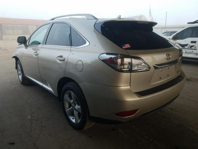 Photo 3 from auction – 2012 LEXUS RX 350 with VIN 2T2BK1BA9CC134882