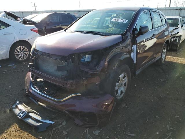 Photo 2 from auction – 2015 HONDA CR-V LX with VIN 2HKRM4H33FH606292