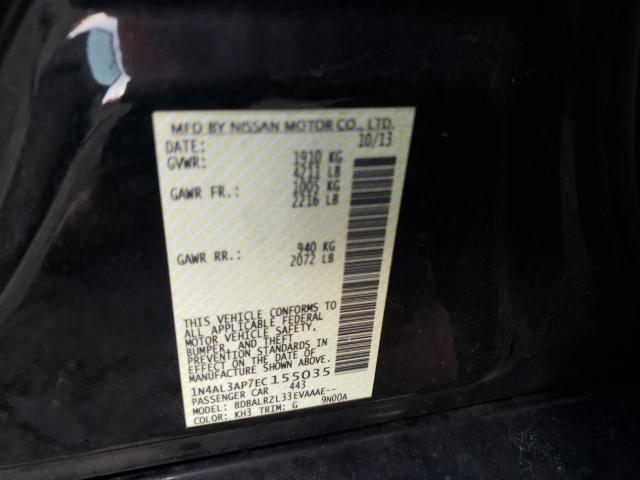 Photo 10 from auction – 2014 NISSAN ALTIMA 2.5 with VIN 1N4AL3AP7EC155035