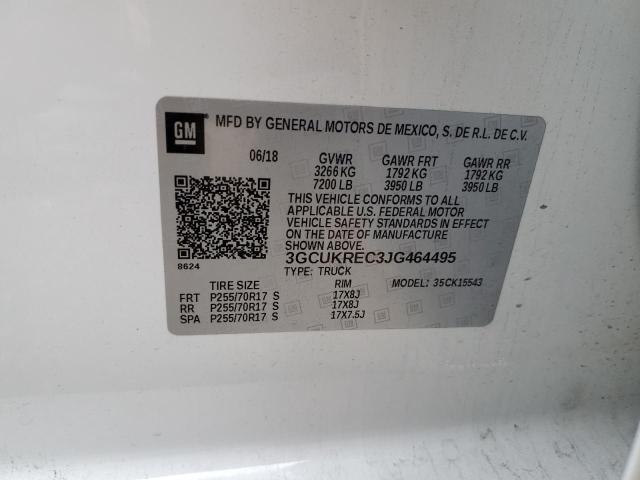 Photo 10 from auction – 2018 CHEVROLET SILVERADO with VIN 3GCUKREC3JG464495