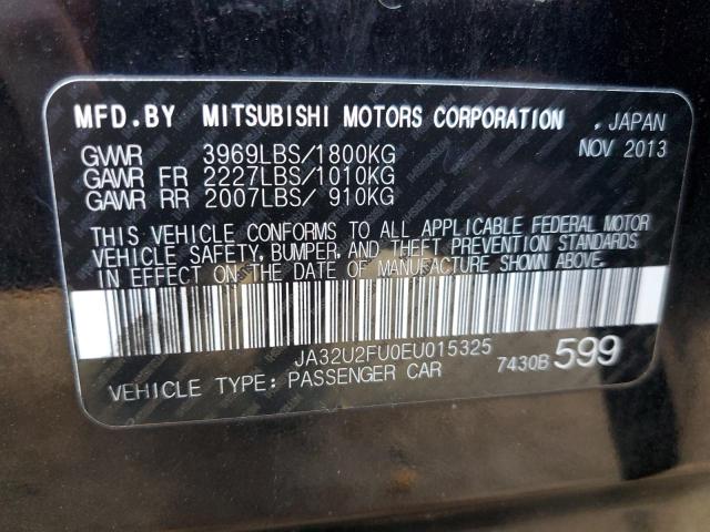 Photo 10 from auction – 2014 MITSUBISHI LANCER ES/ with VIN JA32U2FU0EU015325