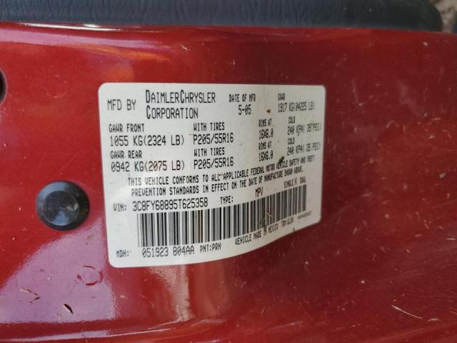 Photo 10 from auction – 2005 CHRYSLER PT CRUISER with VIN 3C8FY68895T625358