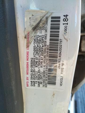 Photo 10 from auction – 1998 MITSUBISHI MONTERO with VIN JA4MR51R2WJ002797