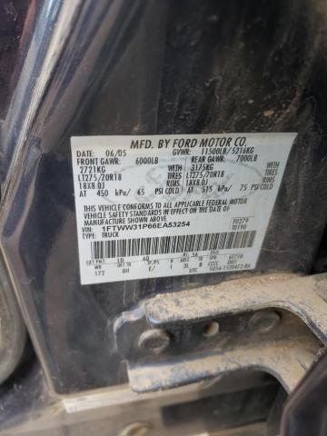 Photo 10 from auction – 2006 FORD F350 SRW S with VIN 1FTWW31P66EA53254
