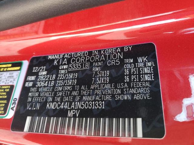 Photo 10 from auction – 2022 KIA EV6 GT LIN with VIN KNDC44LA1N5031331