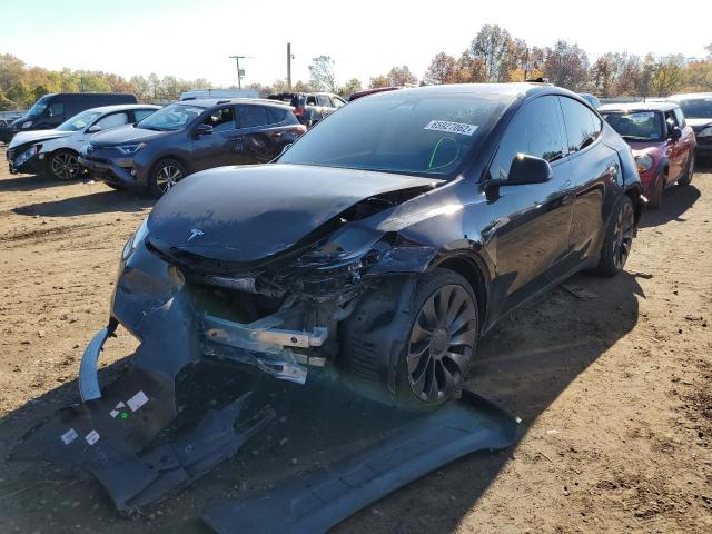 Photo 2 from auction – 2021 TESLA MODEL Y with VIN 5YJYGDEFXMF197222