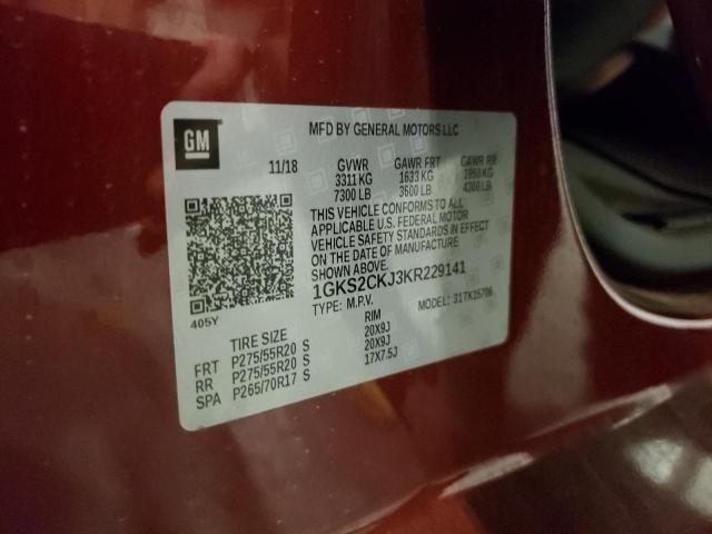 Photo 10 from auction – 2019 GMC YUKON DENA with VIN 1GKS2CKJ3KR229141