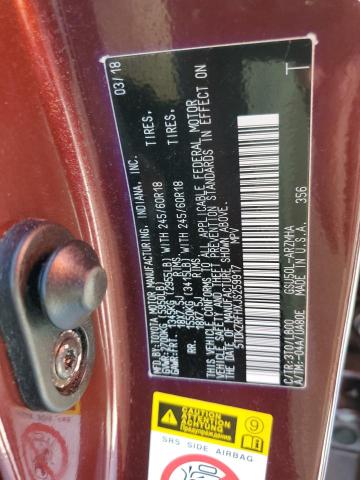 Photo 10 from auction – 2018 TOYOTA HIGHLANDER with VIN 5TDKZRFHXJS259917