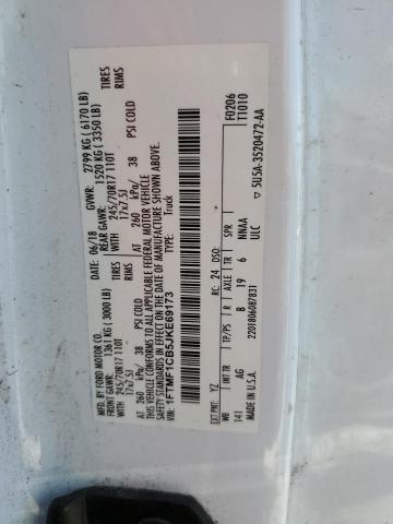 Photo 10 from auction – 2018 FORD F150 with VIN 1FTMF1CB5JKE69173