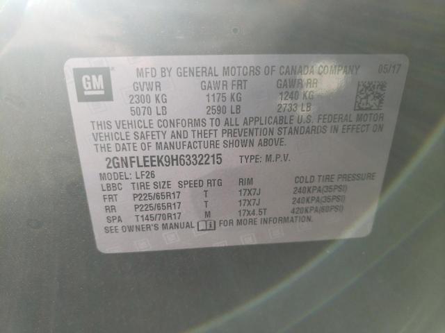 Photo 10 from auction – 2017 CHEVROLET EQUINOX LS with VIN 2GNFLEEK9H6332215