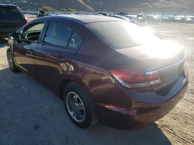 Photo 3 from auction – 2013 HONDA CIVIC LX with VIN 2HGFB2F50DH528031