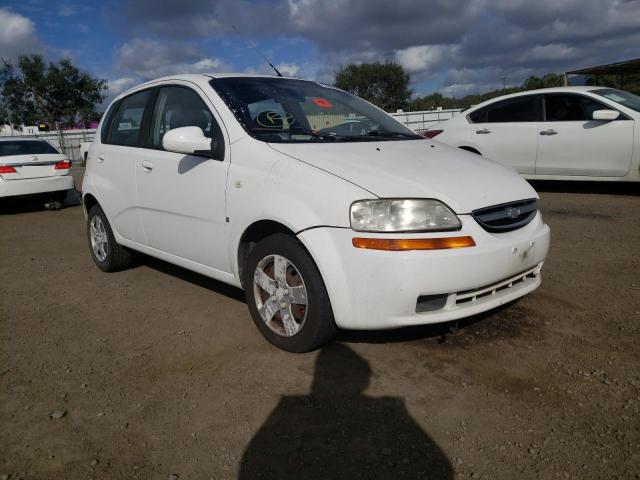 CHEVROLET AVEO BASE 2008 with VIN KL1TD66638B274865 - Photo from auction