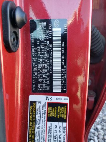 Photo 10 from auction – 2011 TOYOTA CAMRY BASE with VIN 4T1BF3EK4BU672735