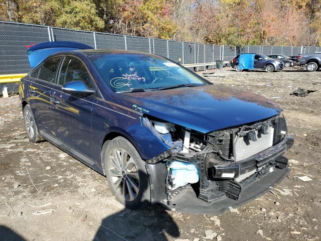 HYUNDAI SONATA SPO 2017 with VIN 5NPE34AF1HH580980 - Photo from auction