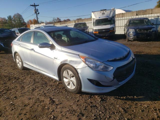 HYUNDAI SONATA HYB 2015 with VIN KMHEC4A49FA134669 - Photo from auction