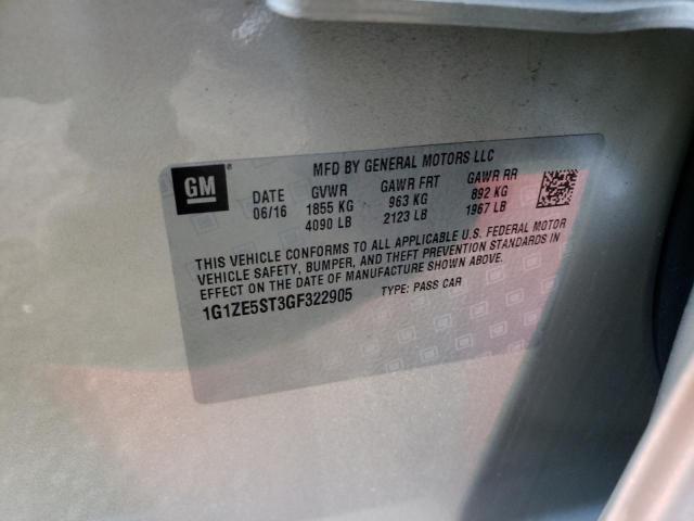 Photo 10 from auction – 2016 CHEVROLET MALIBU LT with VIN 1G1ZE5ST3GF322905