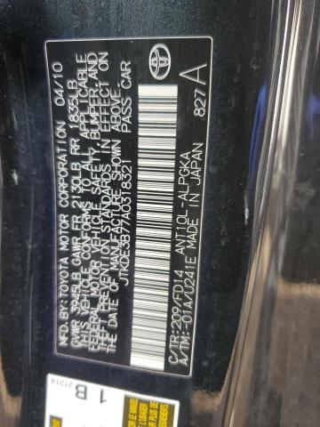 Photo 10 from auction – 2010 TOYOTA SCION TC with VIN JTKDE3B77A0318321