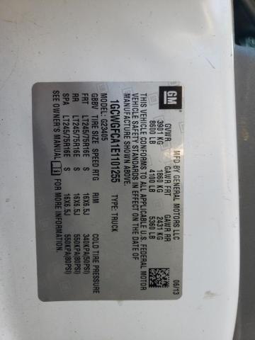 Photo 10 from auction – 2014 CHEVROLET EXPRESS G2 with VIN 1GCWGFCA1E1101255
