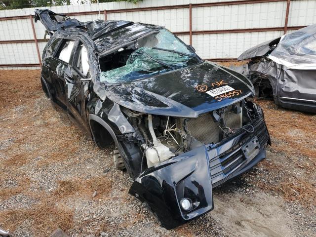 TOYOTA HIGHLANDER 2018 with VIN 5TDKZRFH0JS536557 - Photo from auction