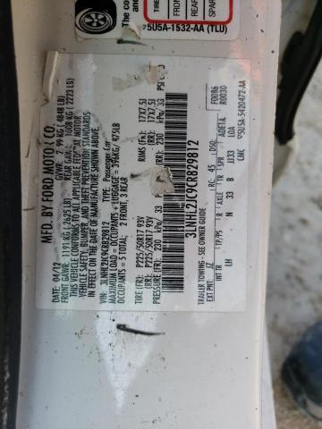 Photo 10 from auction – 2012 LINCOLN MKZ with VIN 3LNHL2JC9CR829812