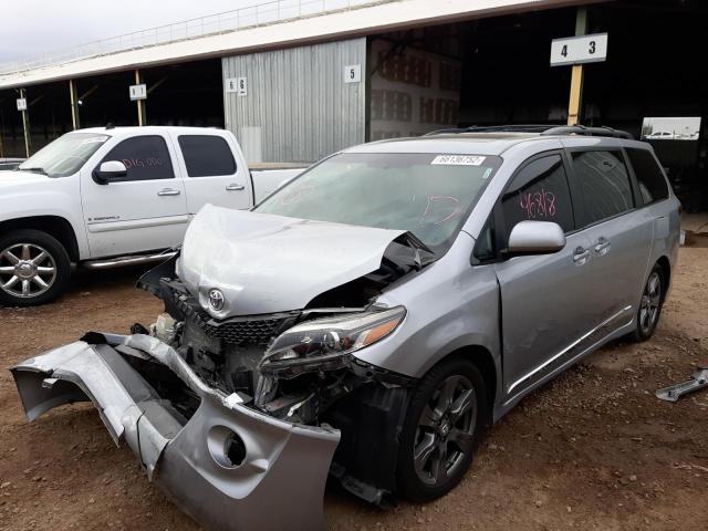 Photo 2 from auction – 2017 TOYOTA SIENNA SE with VIN 5TDXZ3DC2HS897373