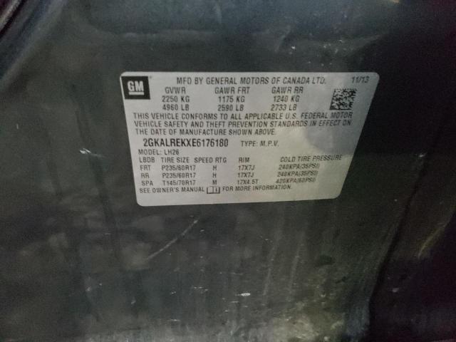 Photo 10 from auction – 2014 GMC TERRAIN SL with VIN 2GKALREKXE6176180