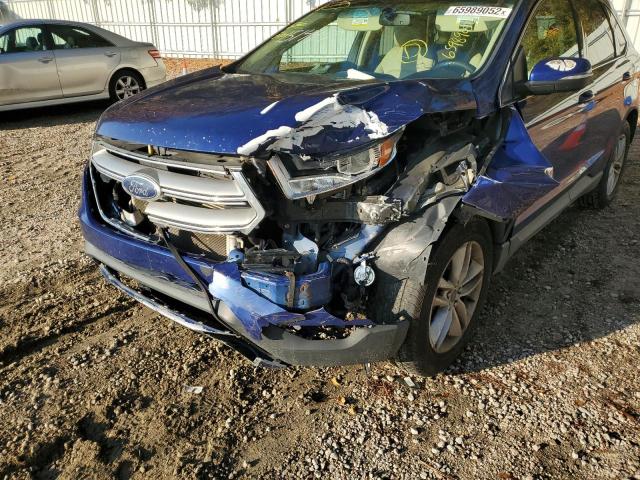 Photo 9 from auction – 2015 FORD EDGE SEL with VIN 2FMTK3J81FBB32670
